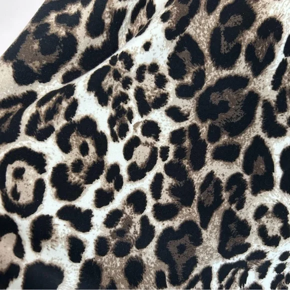 Sunday Morning Leopard Print Dress 1X – Long Sleeve, Like New! - Picture 3 of 6